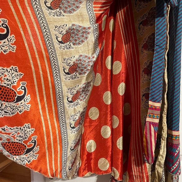 New reversible wrap silk skirt - Picture 5 of 6